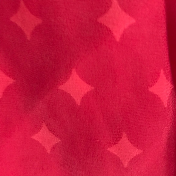 Fossil Red Silk Diamond Dot Dress - Picture 7 of 7